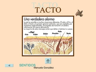 SENTIDOS
       Manuela González
 