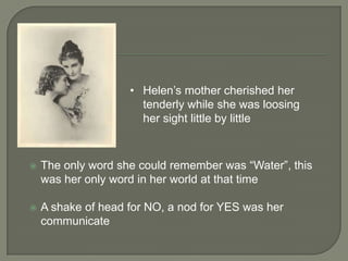 Helen Keller Character Analysis