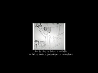 A- Barulho de Ônibus e multidão
V- Ônibus anda e personagens se entreolham
 