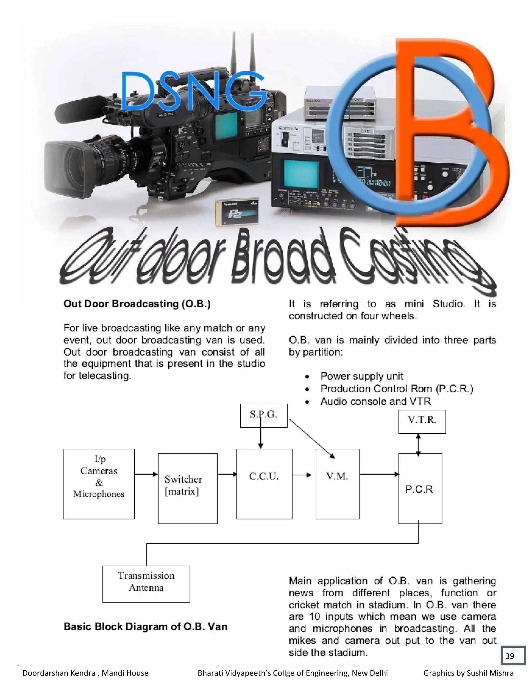39
Doordarshan Kendra , Mandi House   Bharati Vidyapeeth’s Collge of Engineering, New Delhi   Graphics by Sushil Mishra
 