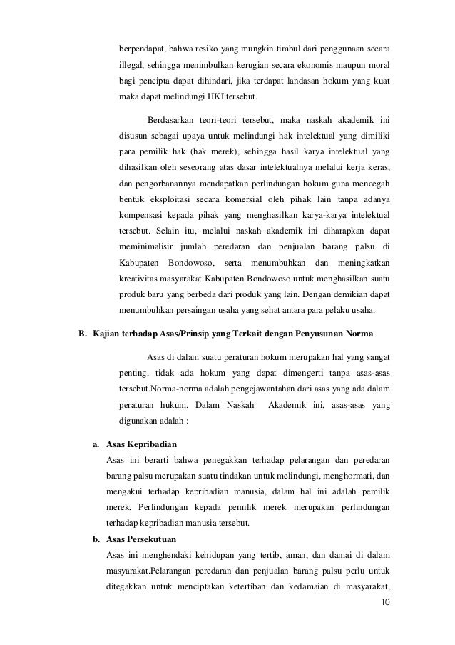 Naskah Akademik Perda Kab.Bondowoso
