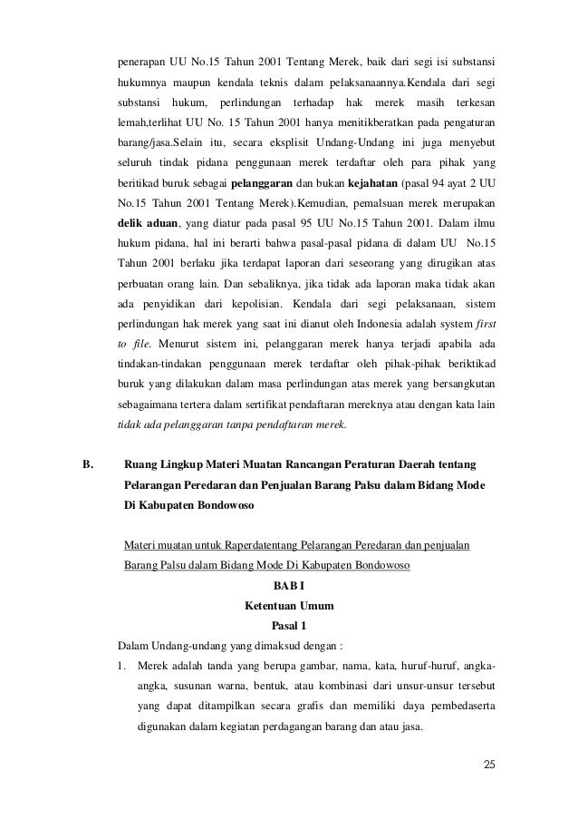 Naskah Akademik Perda Kab.Bondowoso