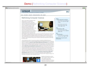 Demo ( Rethinking Computer Science ) 