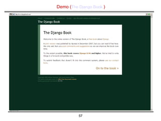 Demo ( The Django Book   ) 