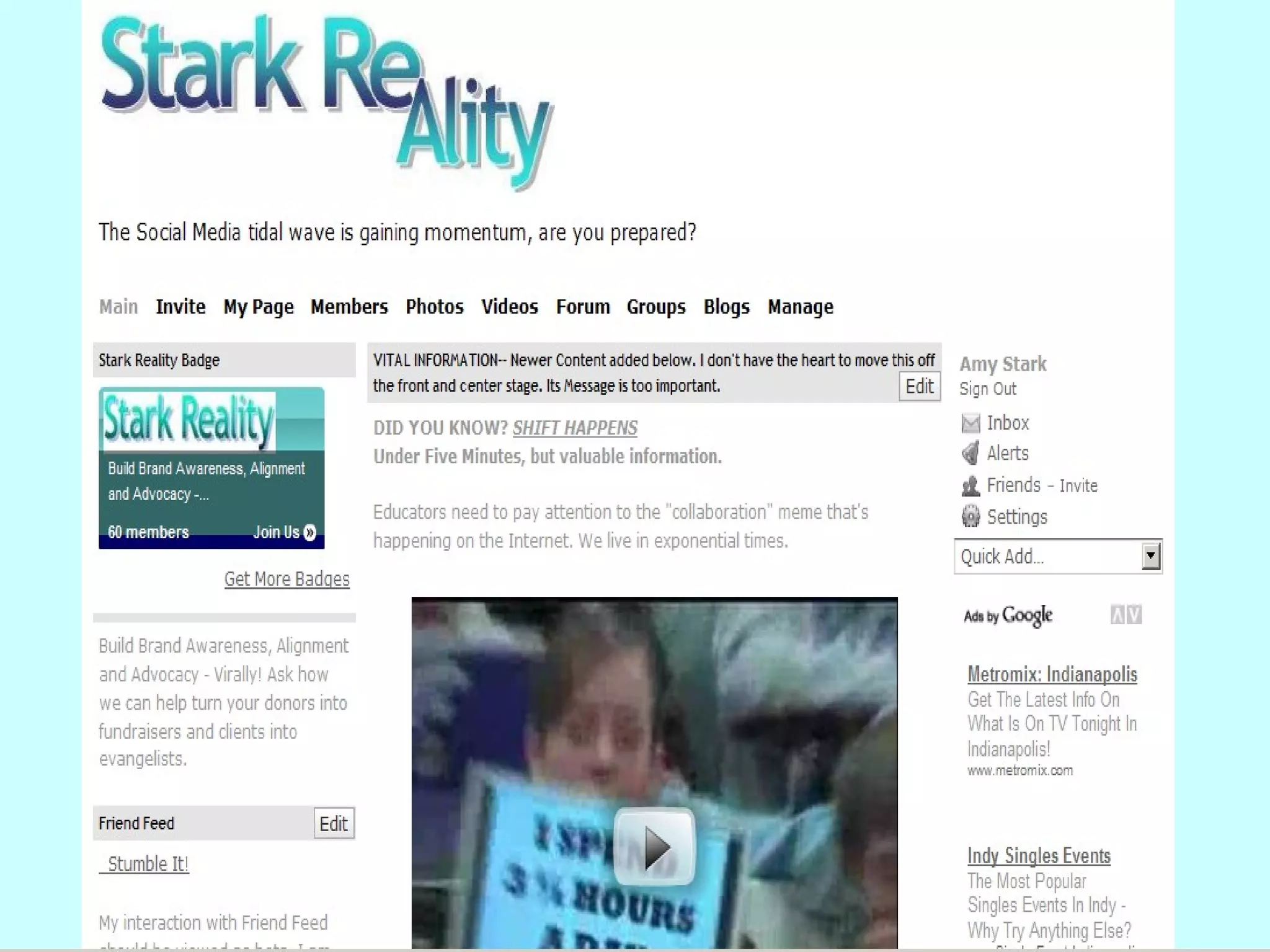 Stark Reality Examples I-Case Presentation: Stark ReAlity--Did you Know? Shift Happens | PPT