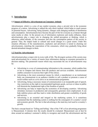 Measuring Effectiveness of Fevicol Advertisements | DOCX