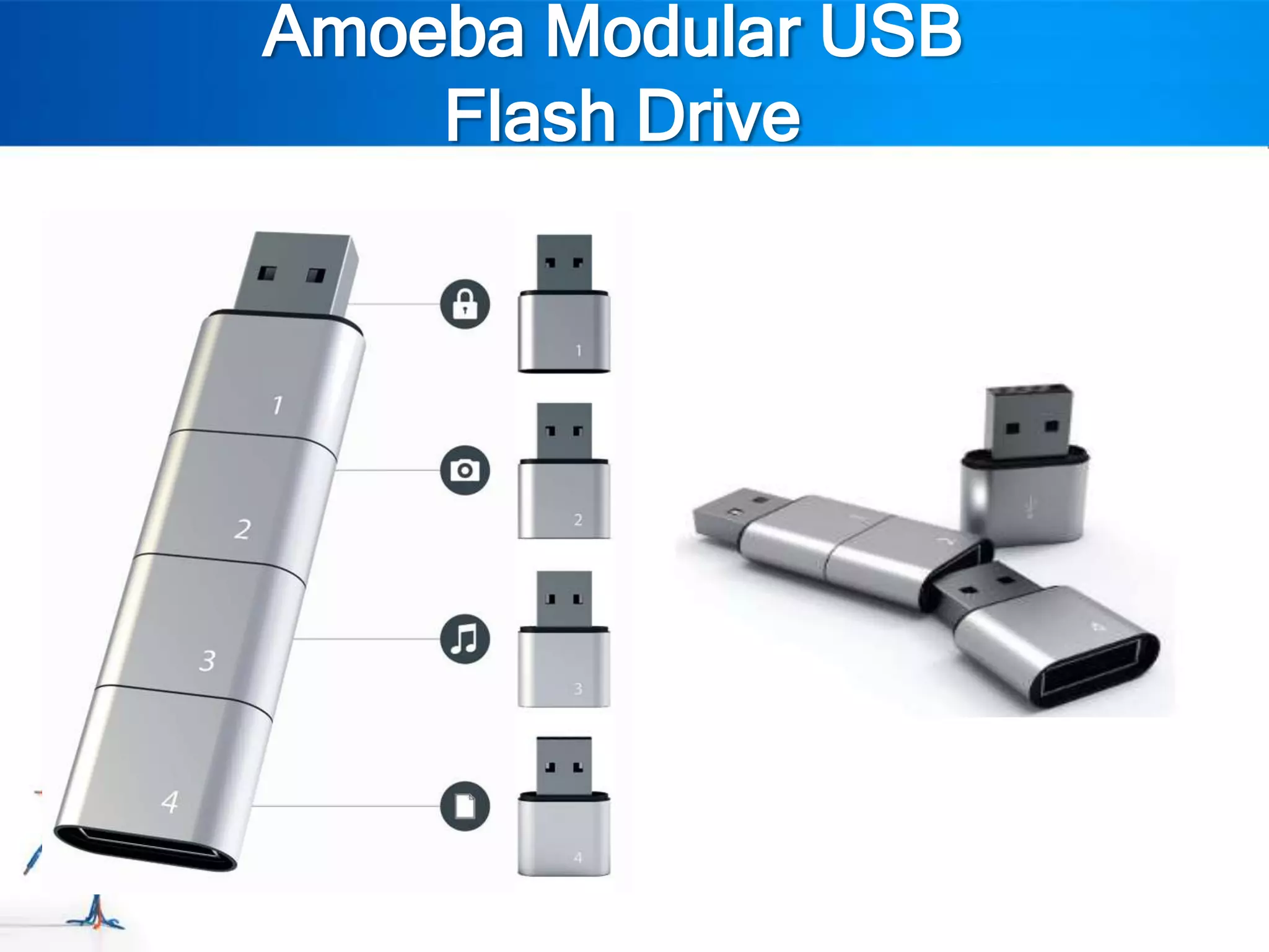 Amoeba Modular USB
    Flash Drive
 