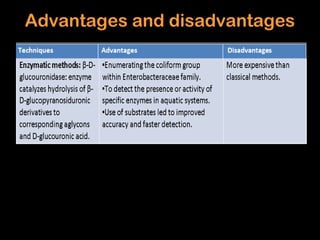 Advantages and disadvantages
 