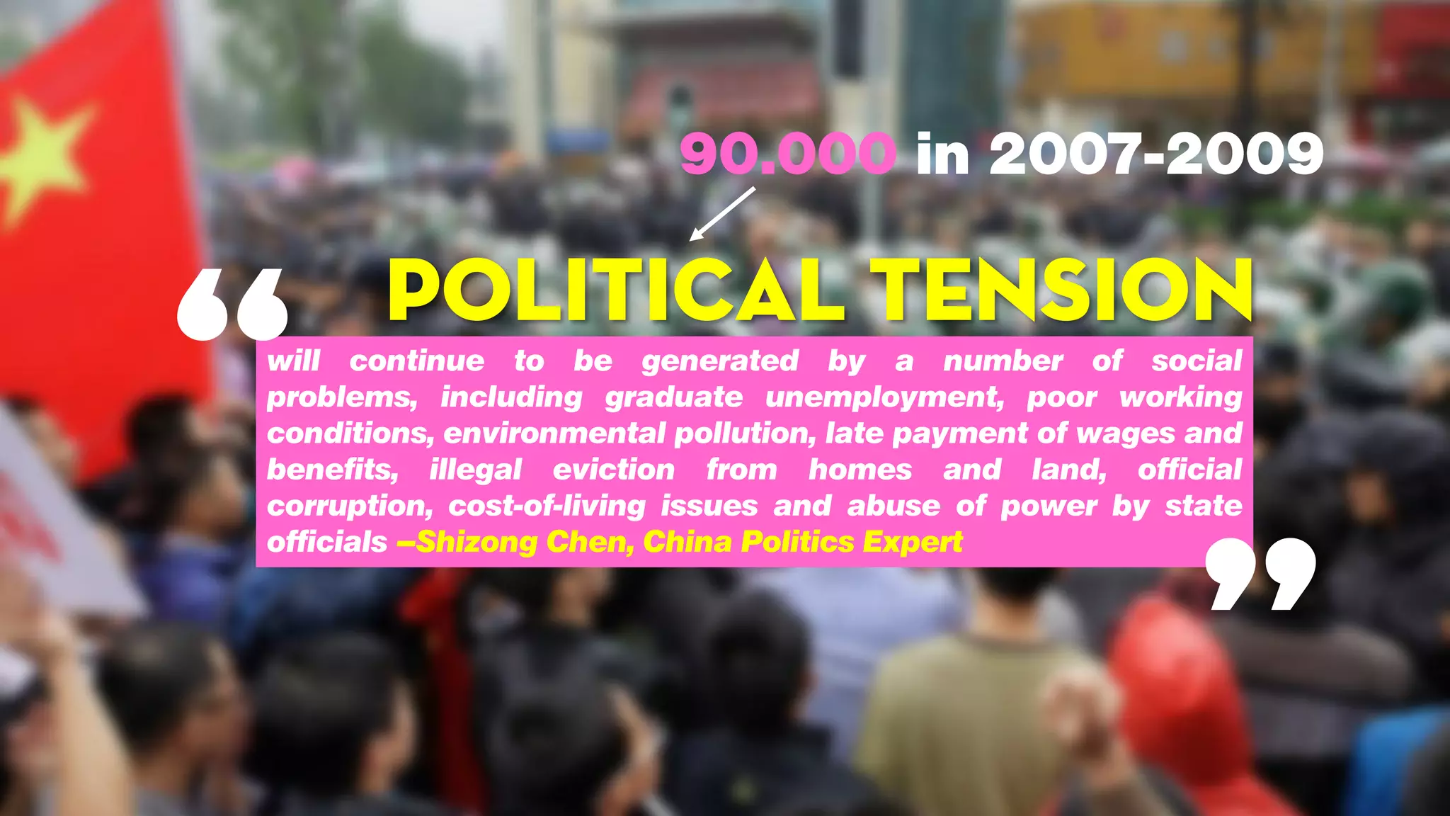 Political Tension
“
”
 