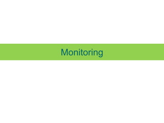 Monitoring
 