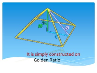 It is simply constructed on
Golden Ratio
 