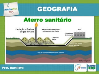 GEOGRAFIA
Aterro sanitário

Prof. Bartilotti

 