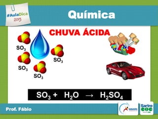Química
CHUVA ÁCIDA

Prof. Fábio

 