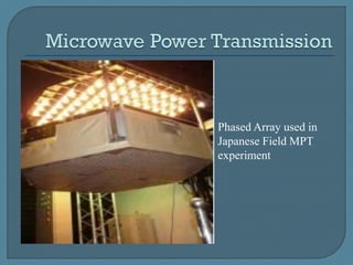Phased Array used in
Japanese Field MPT
experiment
 