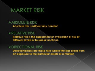 Absolute Risk I Risk and Return | PPTX