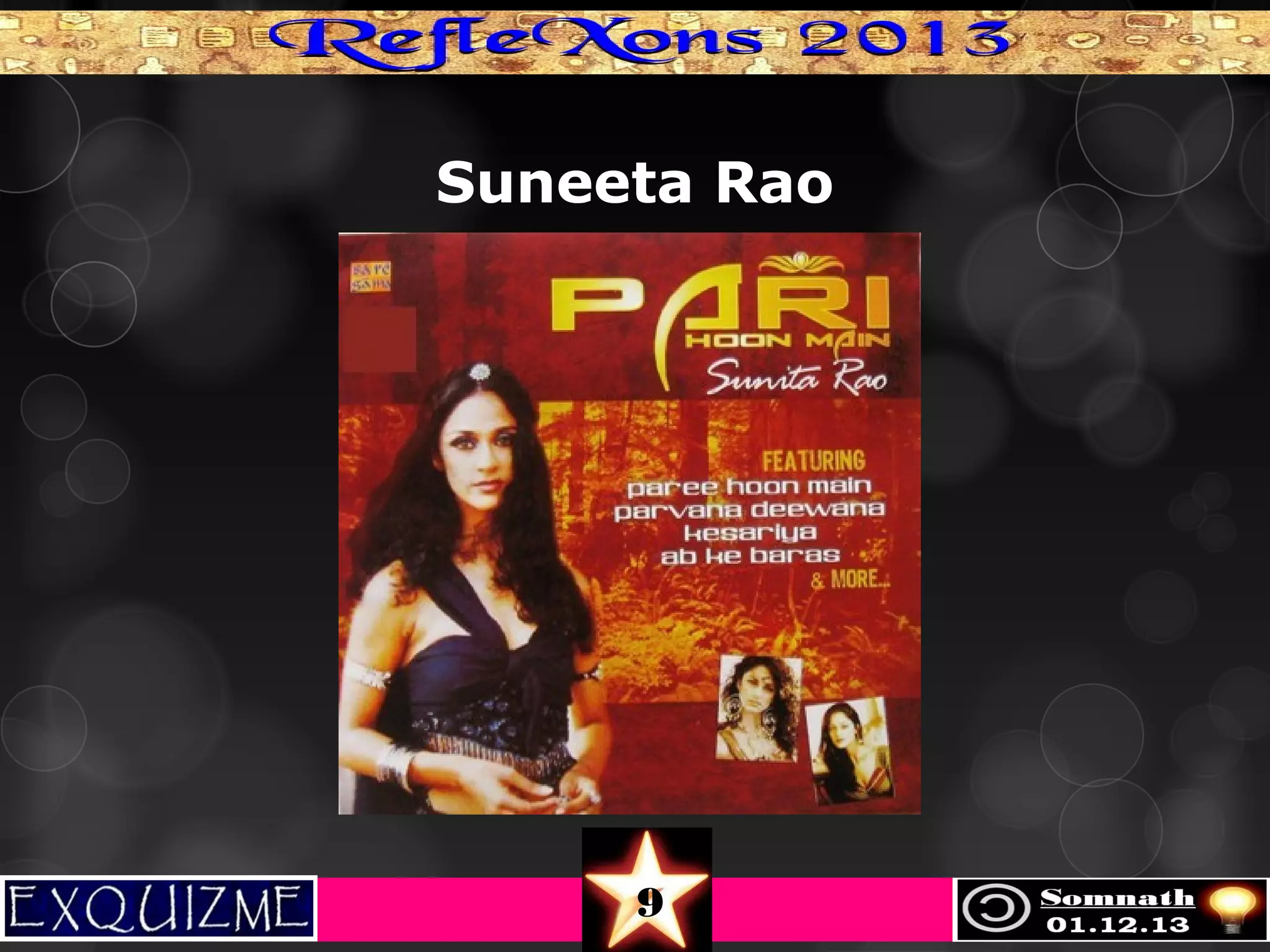 Suneeta Rao

9

 
