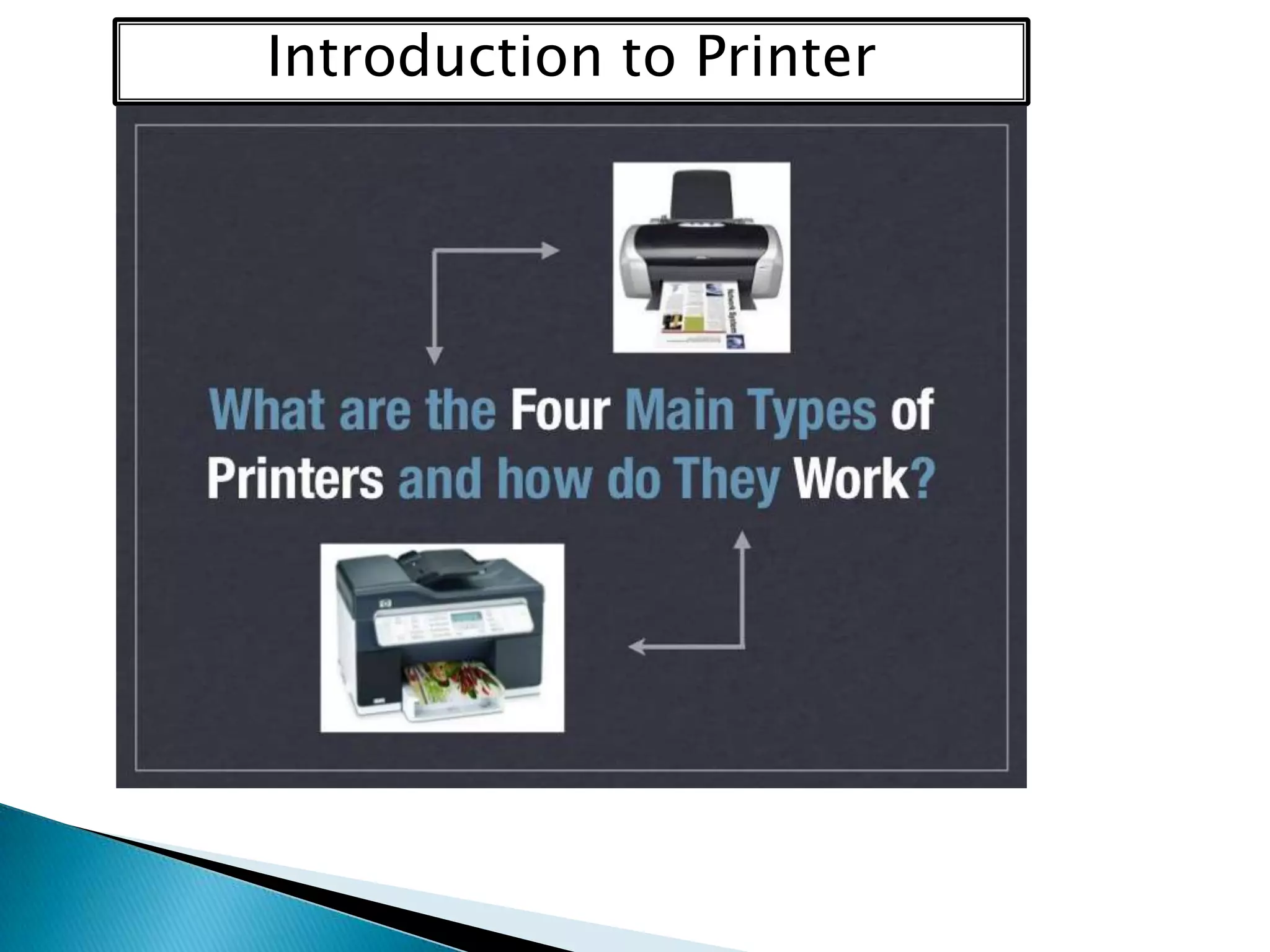 Introduction to Printer

 