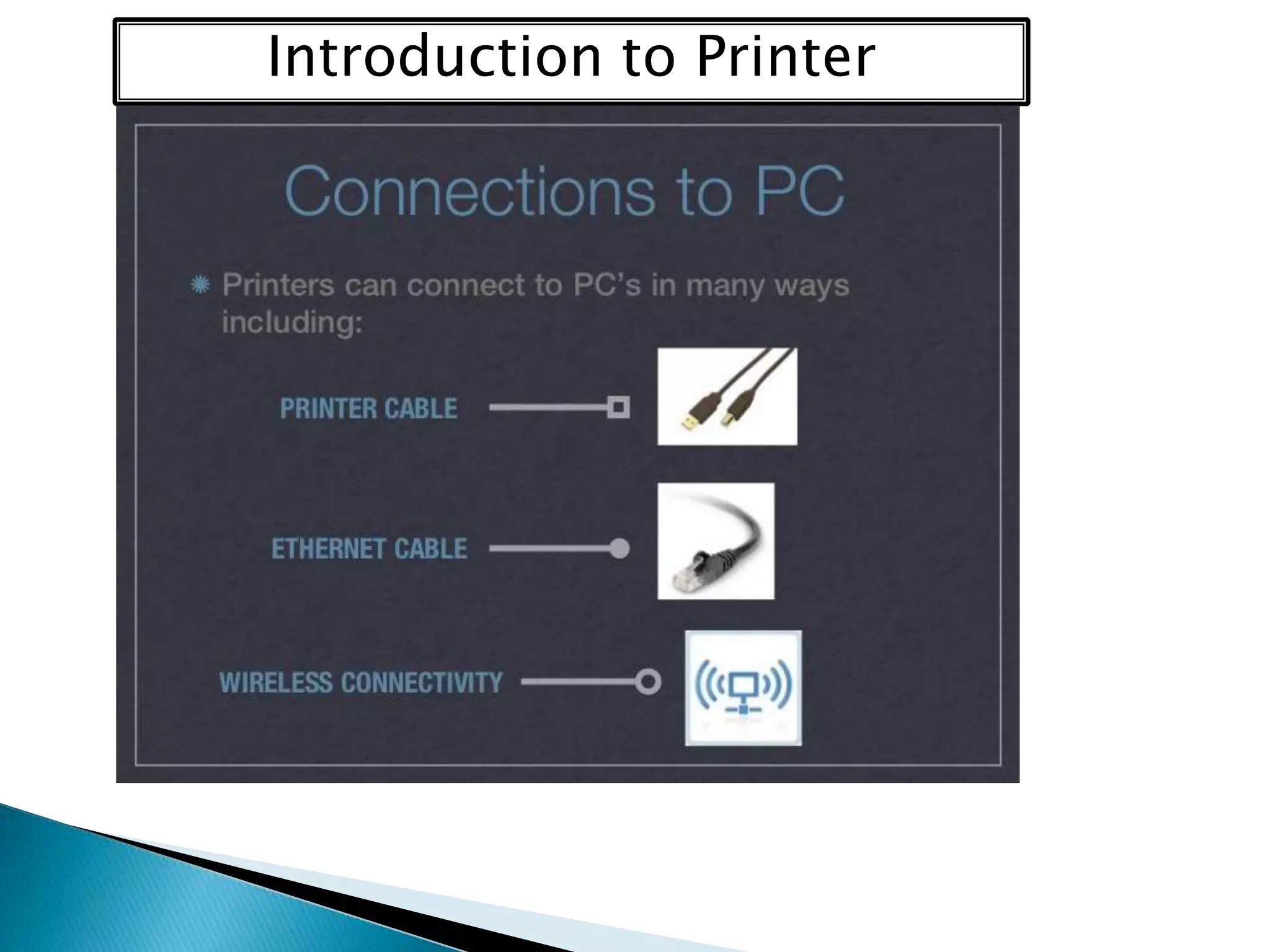 Introduction to Printer

 