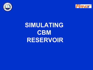 SIMULATING
   CBM
RESERVOIR
 