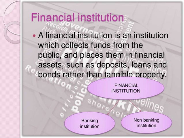 non bank financial institution meaning
