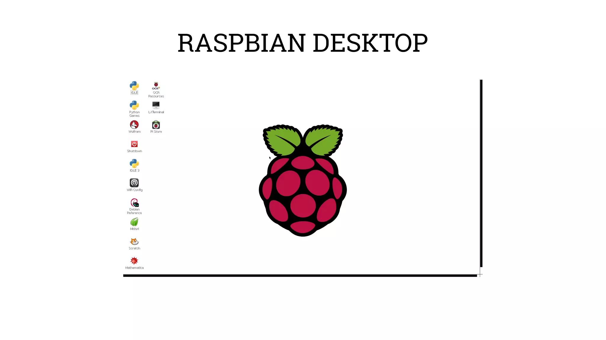 RASPBIAN DESKTOP