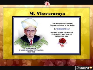 1 
MM.. VViissvveessvvaarraayyaa 
 