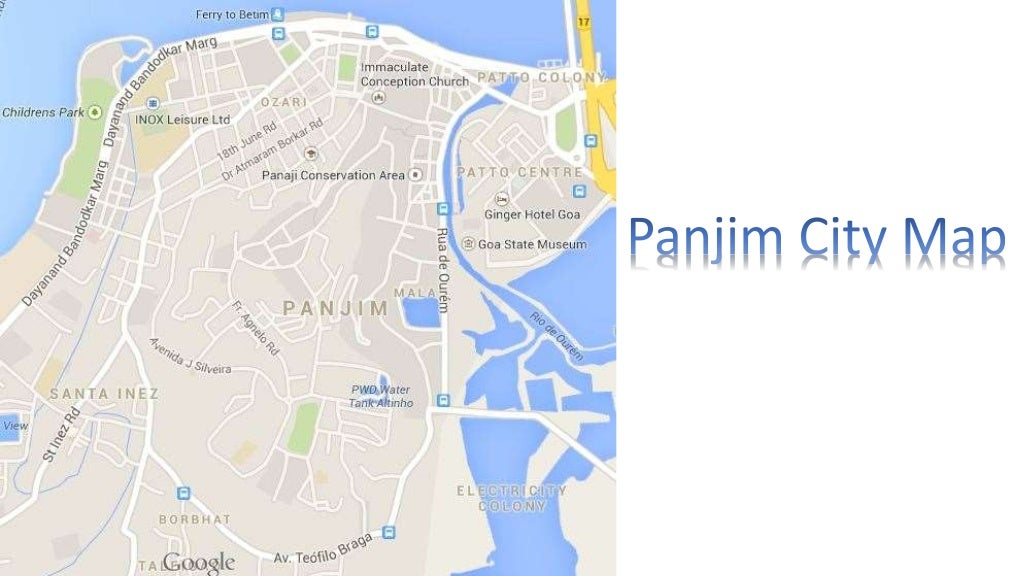Urban design case study goa panjim picture