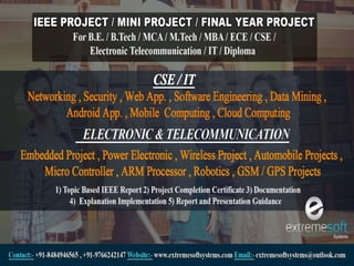 IEEE Projects & Final year Projects