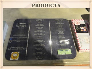 PRODUCTS 
• TEA LEAVES FROM FAMOUS TWG 
 