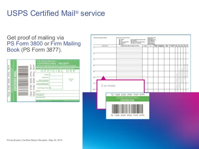 Certified Return Receipt Go Electronic To Cut Costs Improve Process