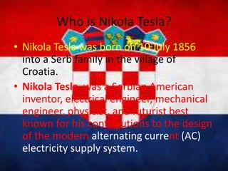 The untold story of Nikola Tesla | PPTX
