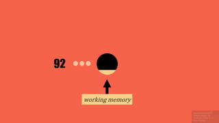 working memory
92
 