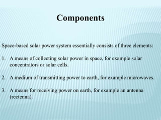 Space Based Solar Power | PPTX