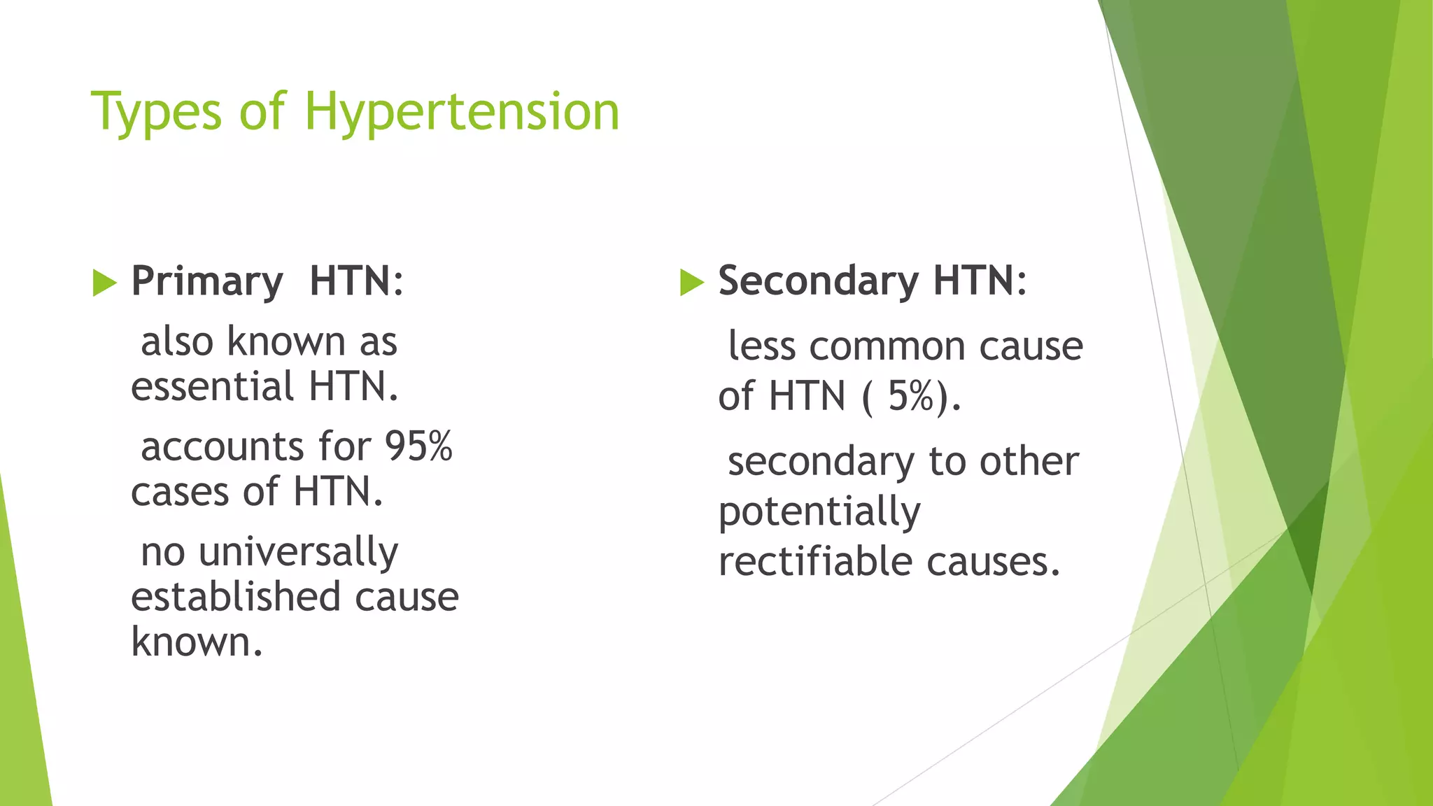 Hypertension Guidelines JNC 8 | PPTX