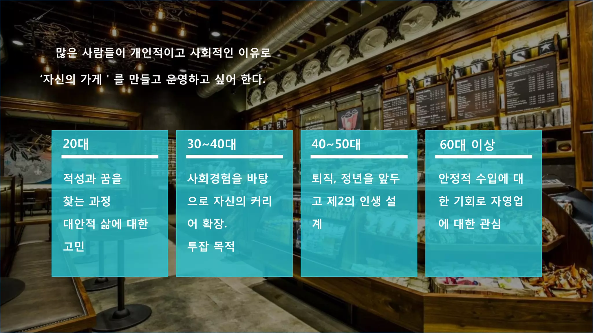 창업 준비 부족
 