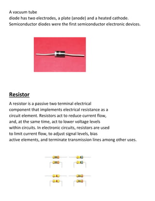 First Tube Diode report on electromagnetic breaking system | PDF