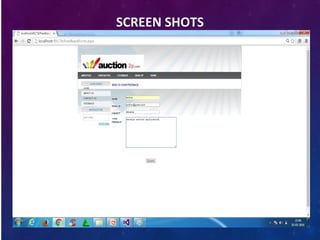 SCREEN SHOTS
 