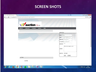 SCREEN SHOTS
 