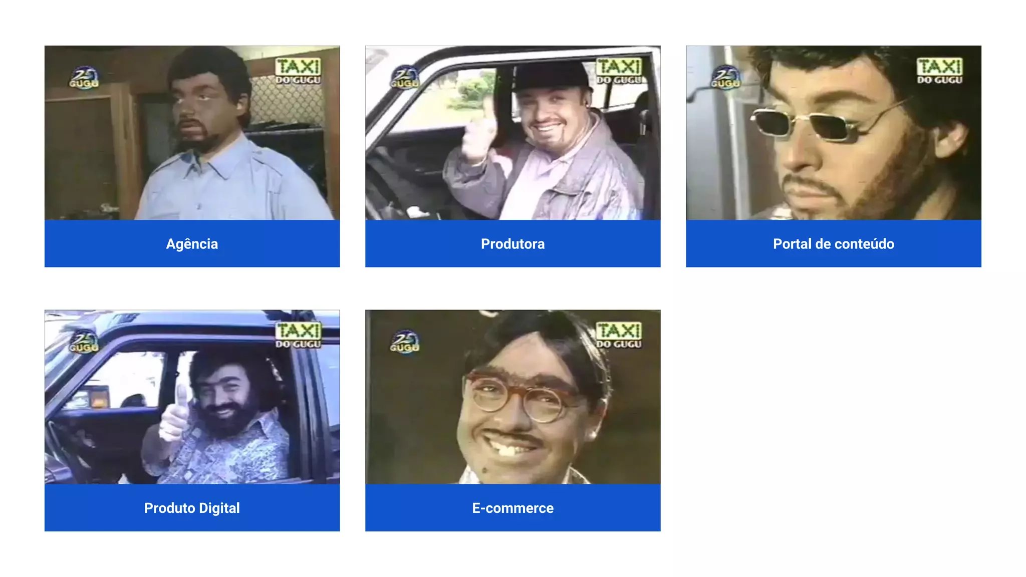 Portal de conteúdoProdutoraAgência
Produto Digital E-commerce
 