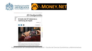 Especialización de Contabilidad Internacional I Faculta de Ciencias Económicas y Administrativas
 