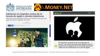 Especialización de Contabilidad Internacional I Faculta de Ciencias Económicas y Administrativas
 