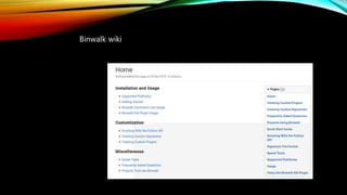 Binwalk wiki
 