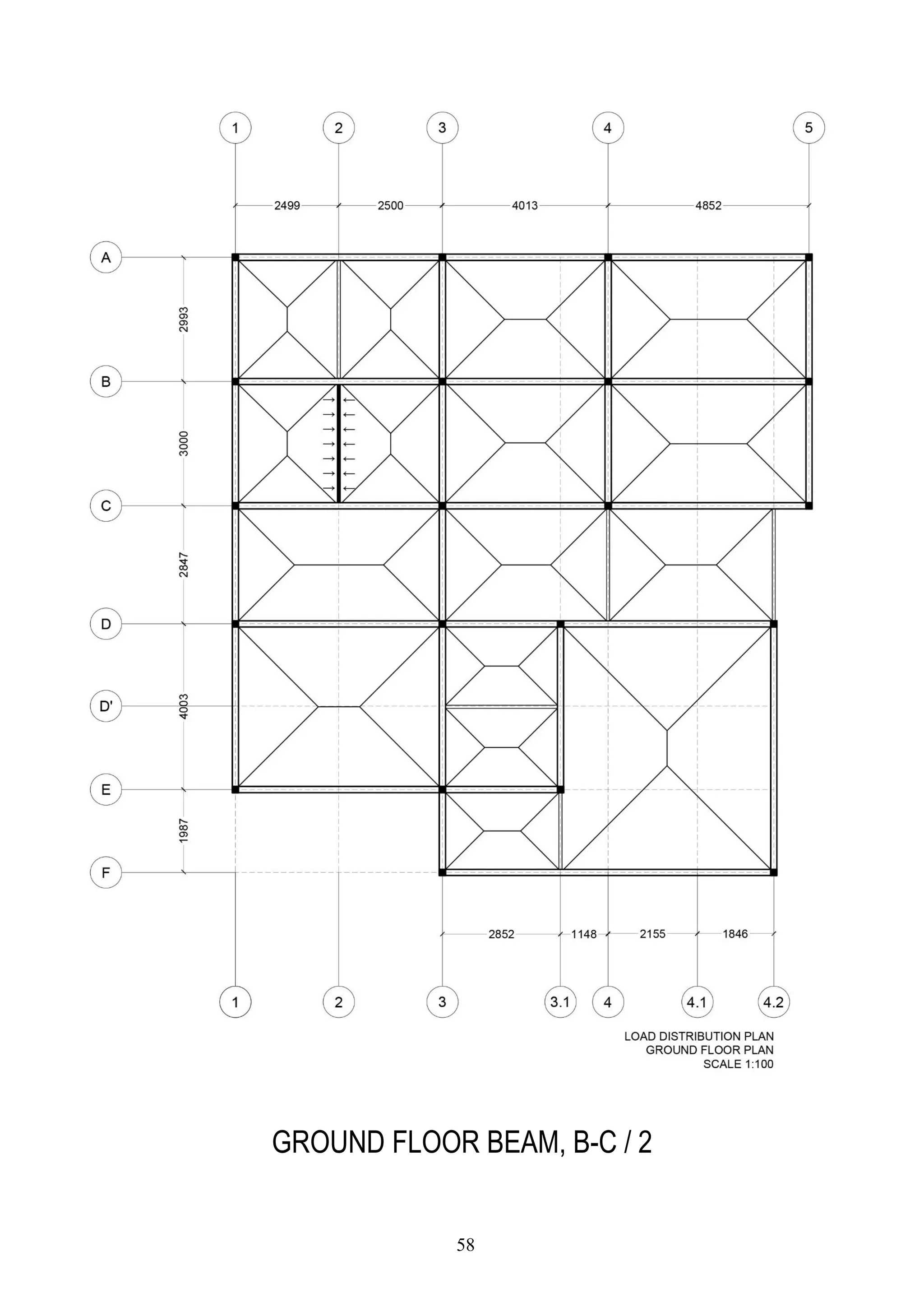 GROUND FLOOR BEAM, B-C / 2
58
 