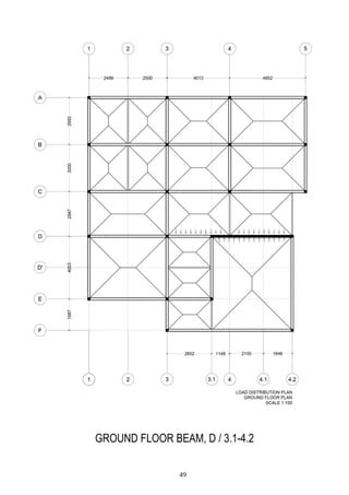 GROUND FLOOR BEAM, D / 3.1-4.2
49
 