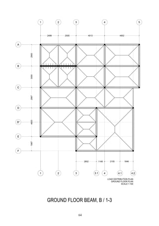 GROUND FLOOR BEAM, B / 1-3
64
 