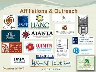 Affiliations & Outreach
December 16, 2016
 