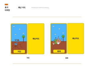 지진 화재
초기
디자인
재난 카드
 