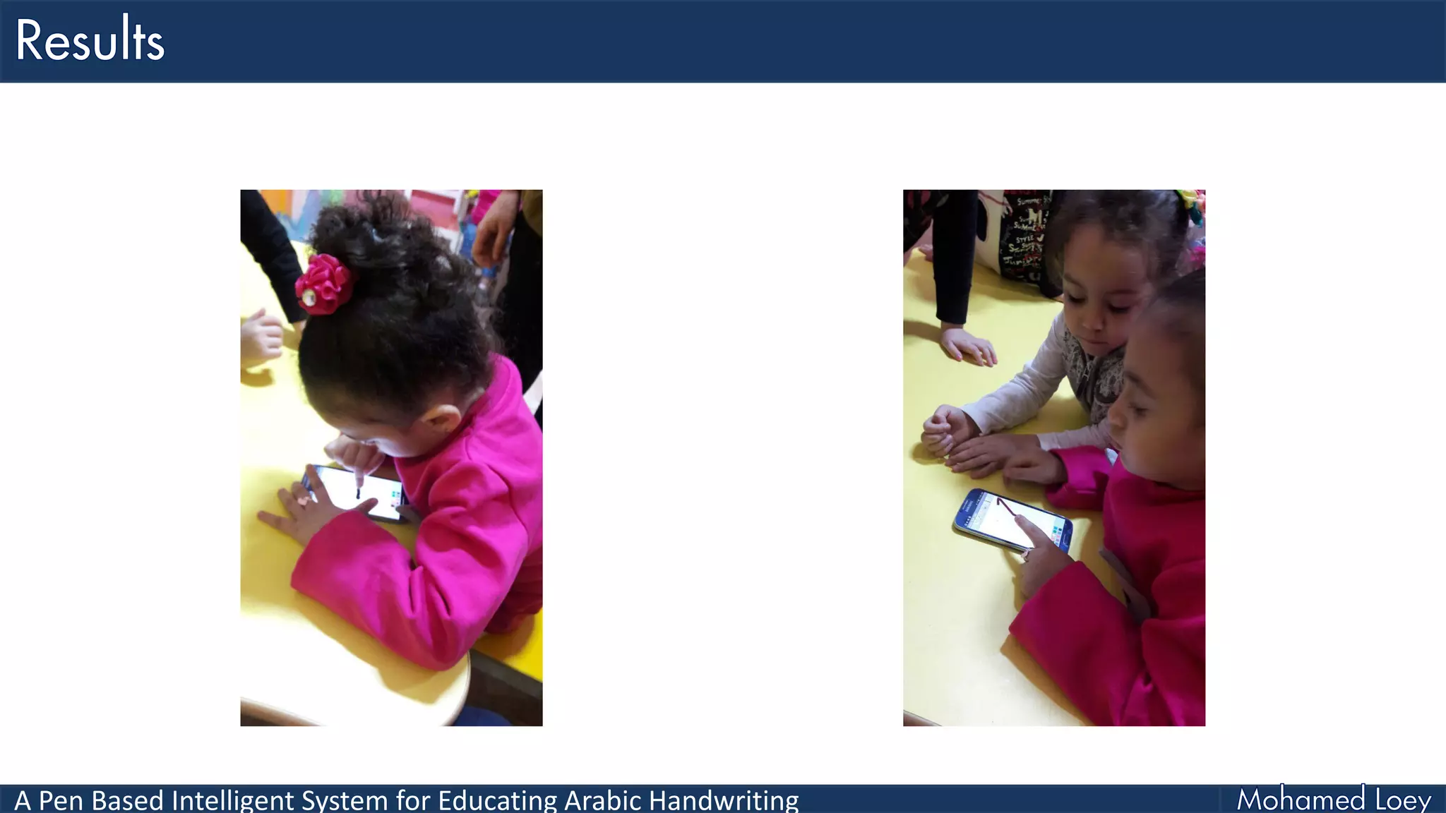 A Pen Based Intelligent System for Educating Arabic Handwriting
 