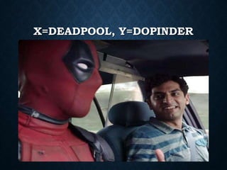 X=DEADPOOL, Y=DOPINDER
 