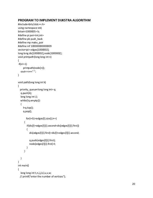 Algorithm Design File
